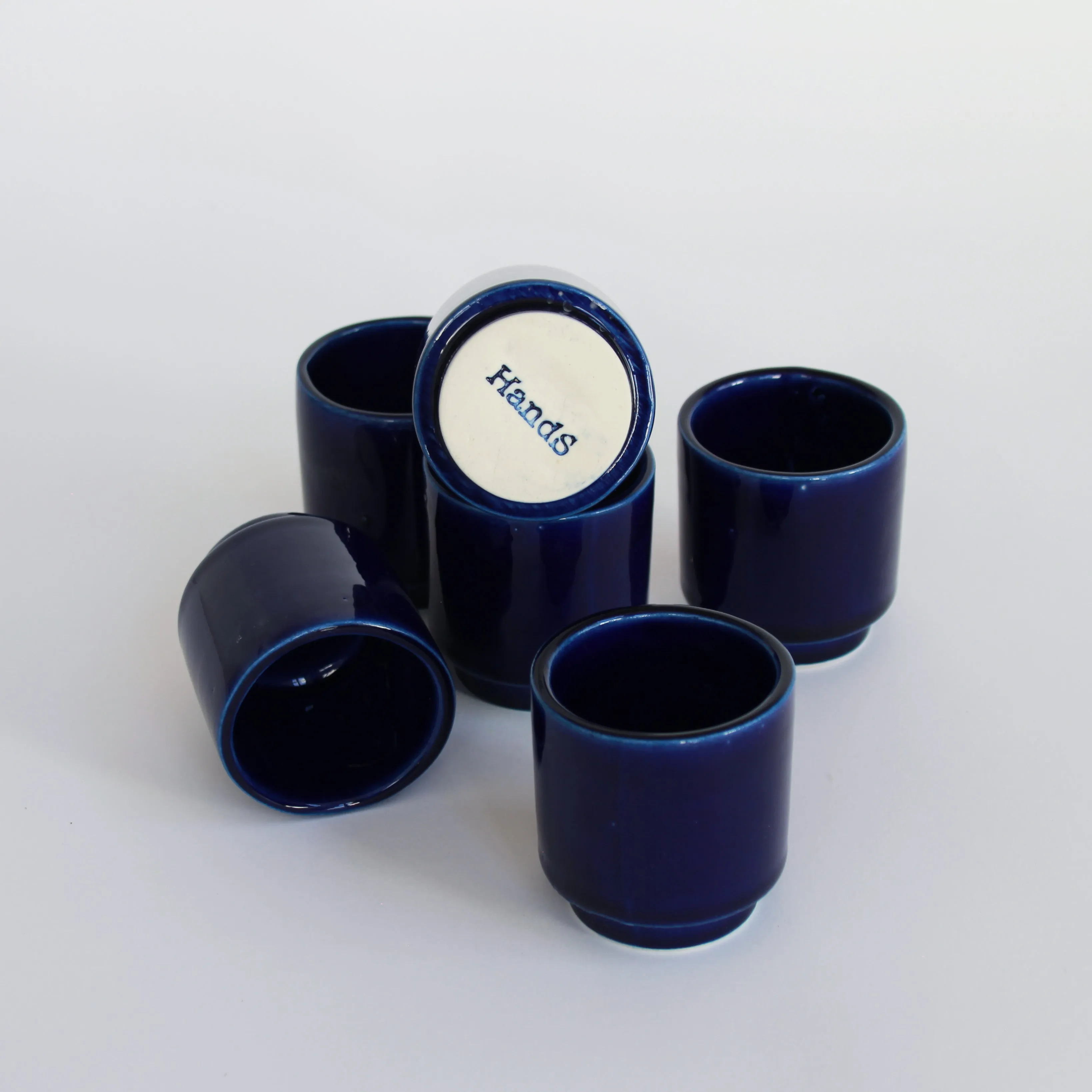 Blue espresso mug