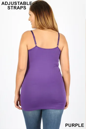 Jazlyn V-Lattice Cami, Plus - Available in Americano