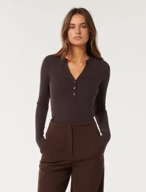 Julianna Henley Button Front Top