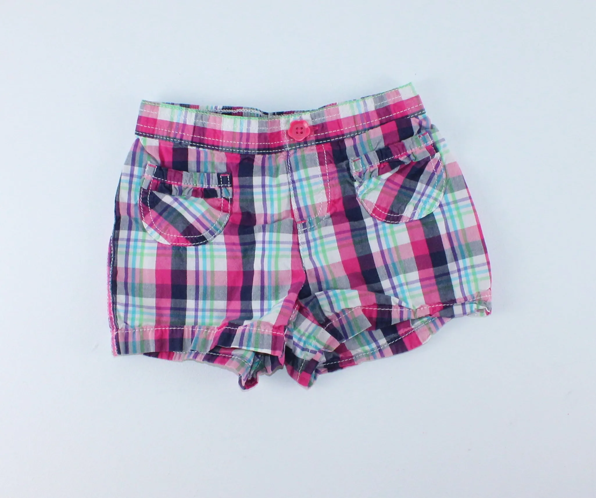 JUMPING BEANS PLAID SHORTS 4Y PRE-LOVED