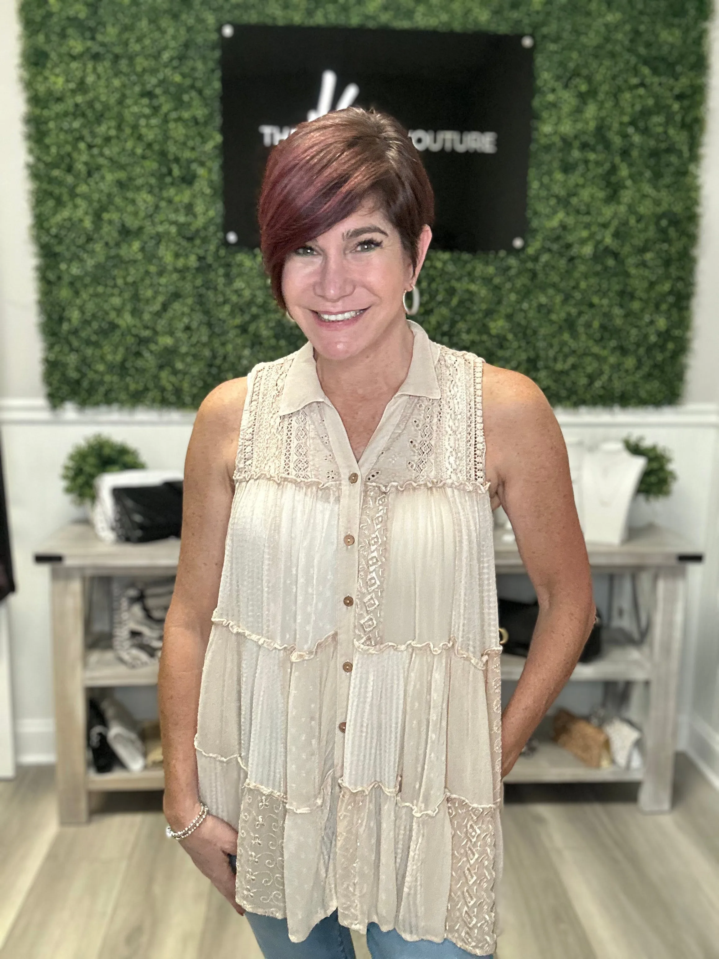 Latte Fun Babydoll Tank