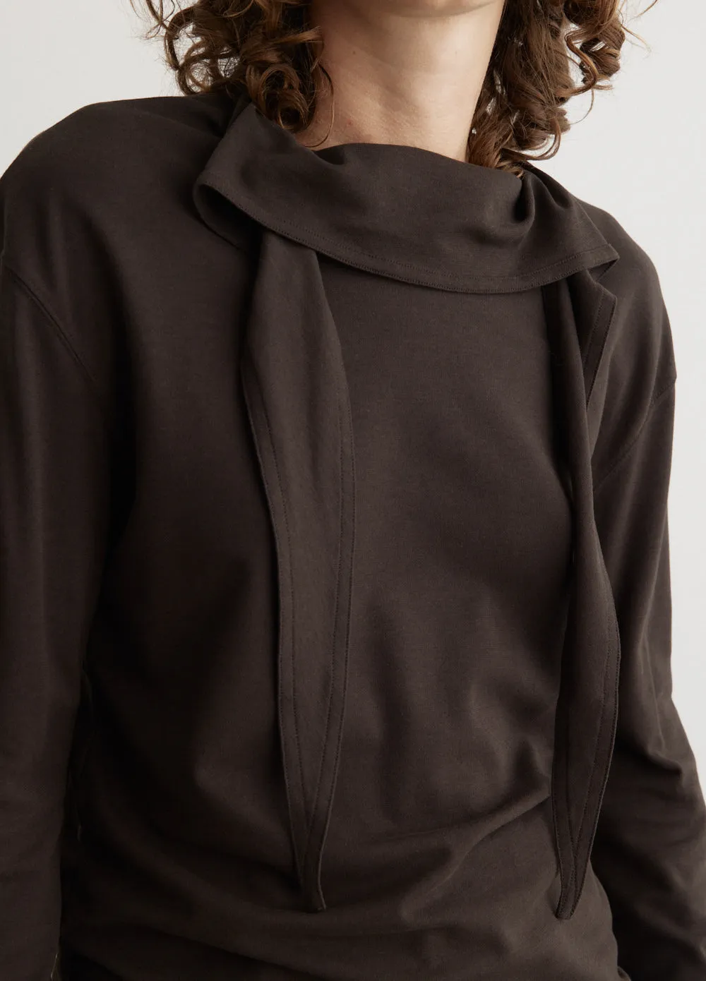 Long Sleeve Foulard Top