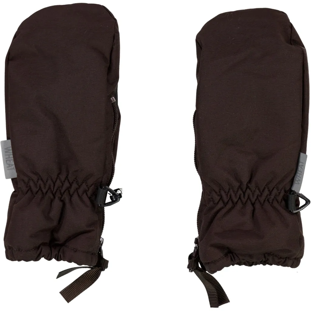 Mittens Zipper Tech - espresso