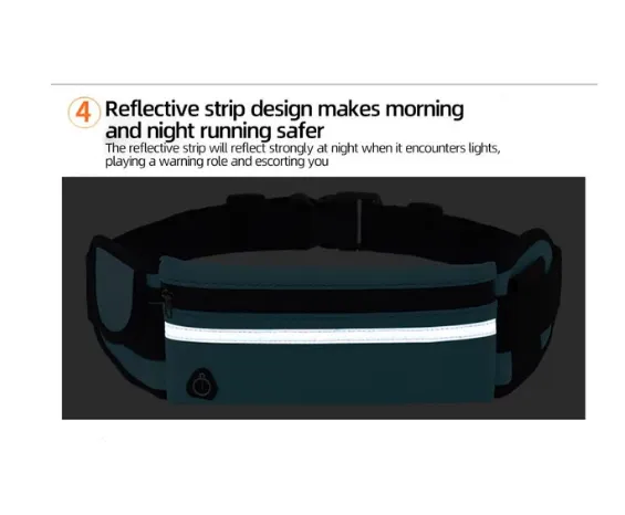 Running Sports Jogging Portable Outdoor Phone Holder Waterproof Belt Bag