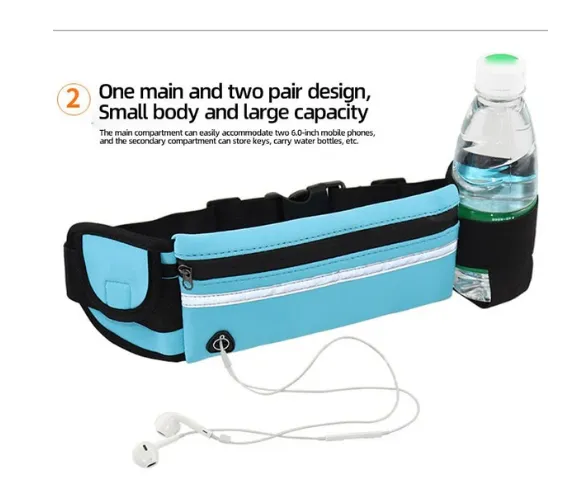 Running Sports Jogging Portable Outdoor Phone Holder Waterproof Belt Bag