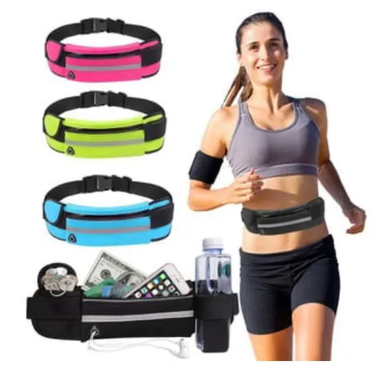 Running Sports Jogging Portable Outdoor Phone Holder Waterproof Belt Bag