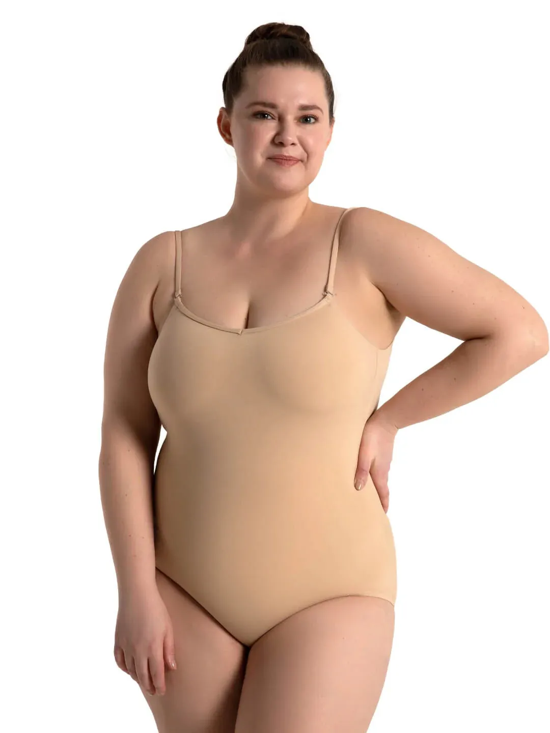 TB1420 - Team Basics Camisole Leotard w/ Adjustable Straps